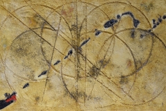 SENZA TITOLO n. 251 Olio sabbia e tecnica mista su tela - cm 50x80