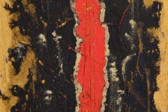 SENZA TITOLO n. 258 Olio sabbia e tecnica mista su tela - cm 60x50
