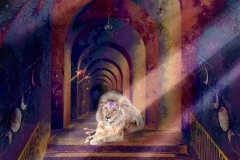 THE LION'S Alchemic home digital art - cm. 75x100
